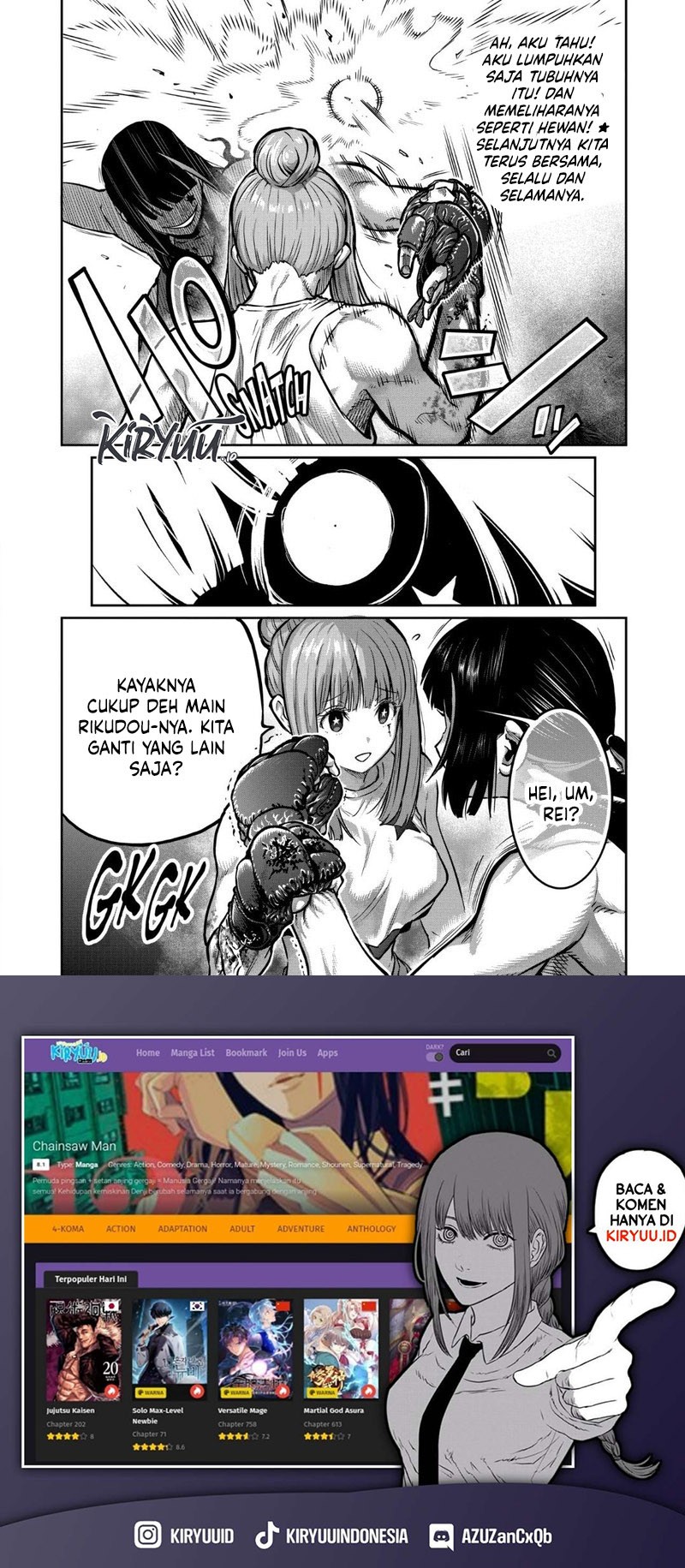 Isshou Senkin Chapter 43 Gambar 20