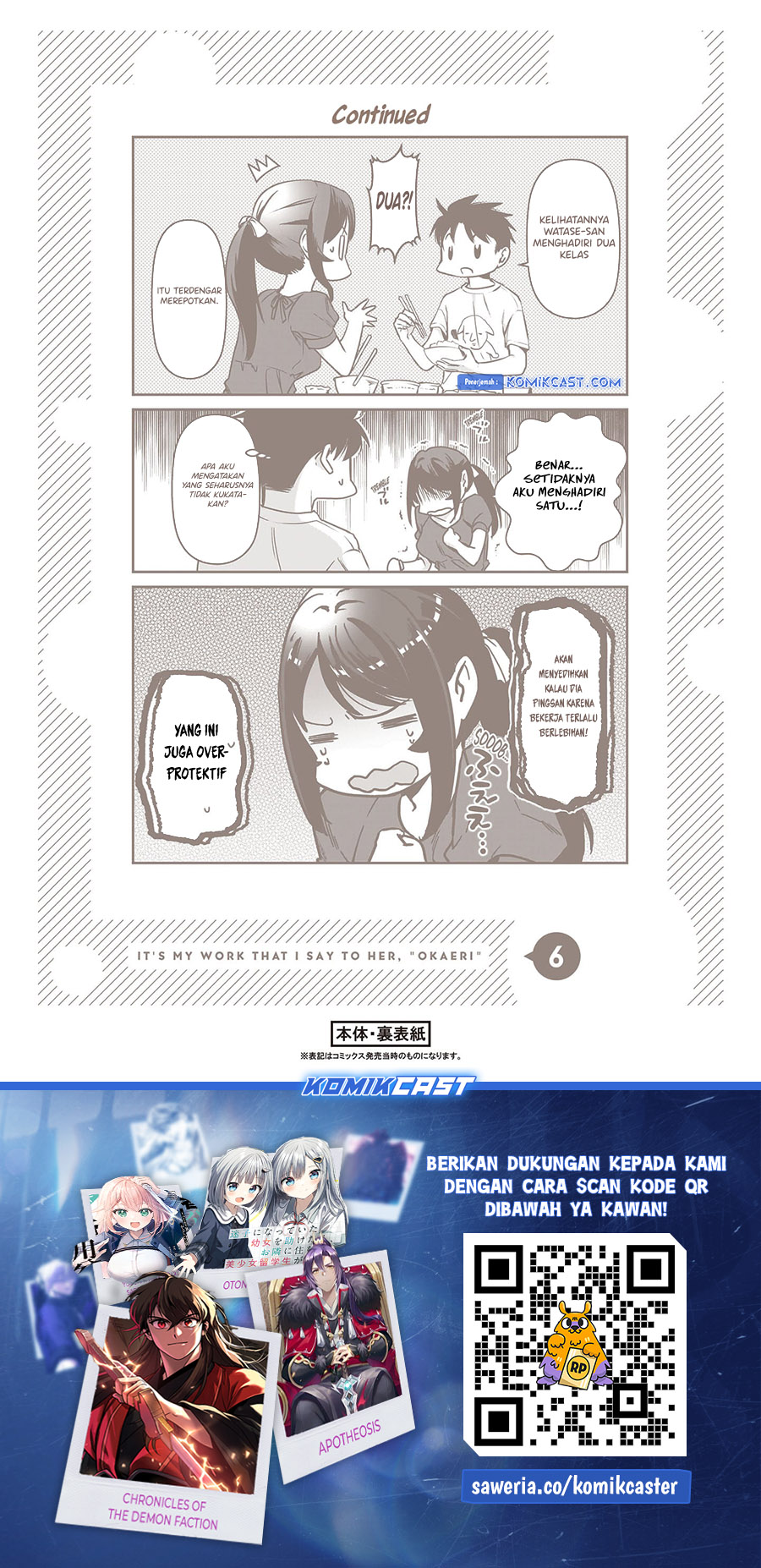 It’s Fun Having a 300,000 yen a Month Job Welcoming Home an Onee-san Who Doesn’t Find Meaning in a Job That Pays Her 500,000 yen a Month Chapter 30.5 Gambar 15