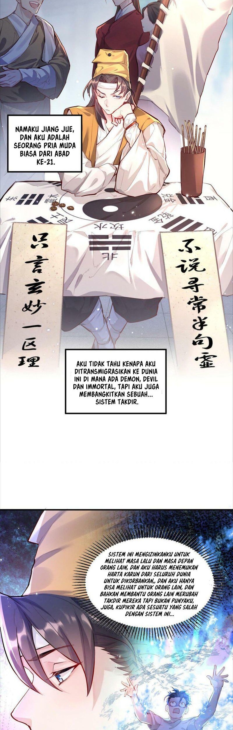 Baca It’s Just Fortune-Telling, How Did the Nine-Tailed Demon Emperor Become My Wife?! Chapter 1 Gambar 2