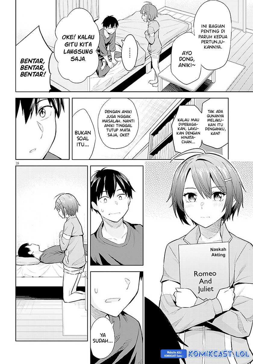 Jitsu wa Gimai (Imouto) deshita. ~Saikin de Kitagiri no Otouto no Kyorikan ga Yatara Chikaiwake~ Chapter 14 Gambar 19