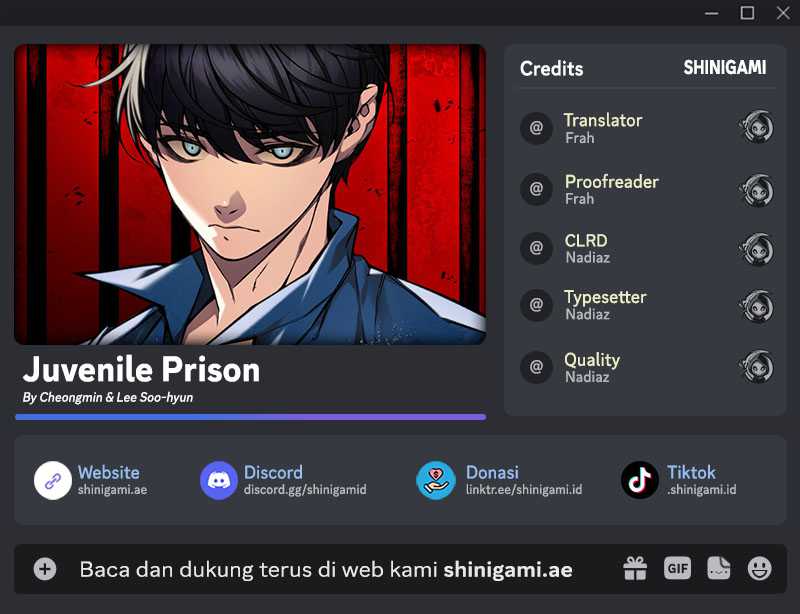 Baca Komik Juvenile Prison Chapter 8 Gambar 1