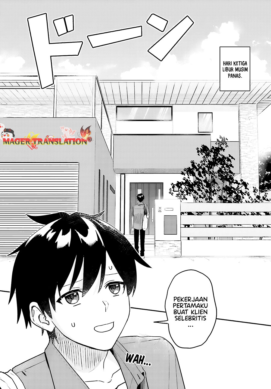 Kajidaikou no Arbeit wo Hajimetara Gakuen Ichi no Bishoujo no Kazoku ni Kiniirarechaimashita Chapter 1 Gambar 17