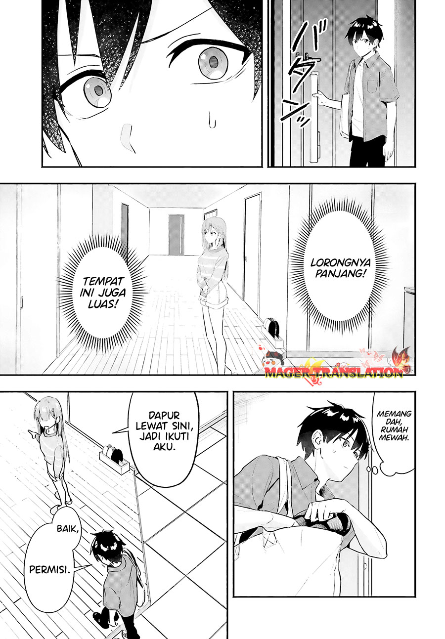 Kajidaikou no Arbeit wo Hajimetara Gakuen Ichi no Bishoujo no Kazoku ni Kiniirarechaimashita Chapter 1 Gambar 25