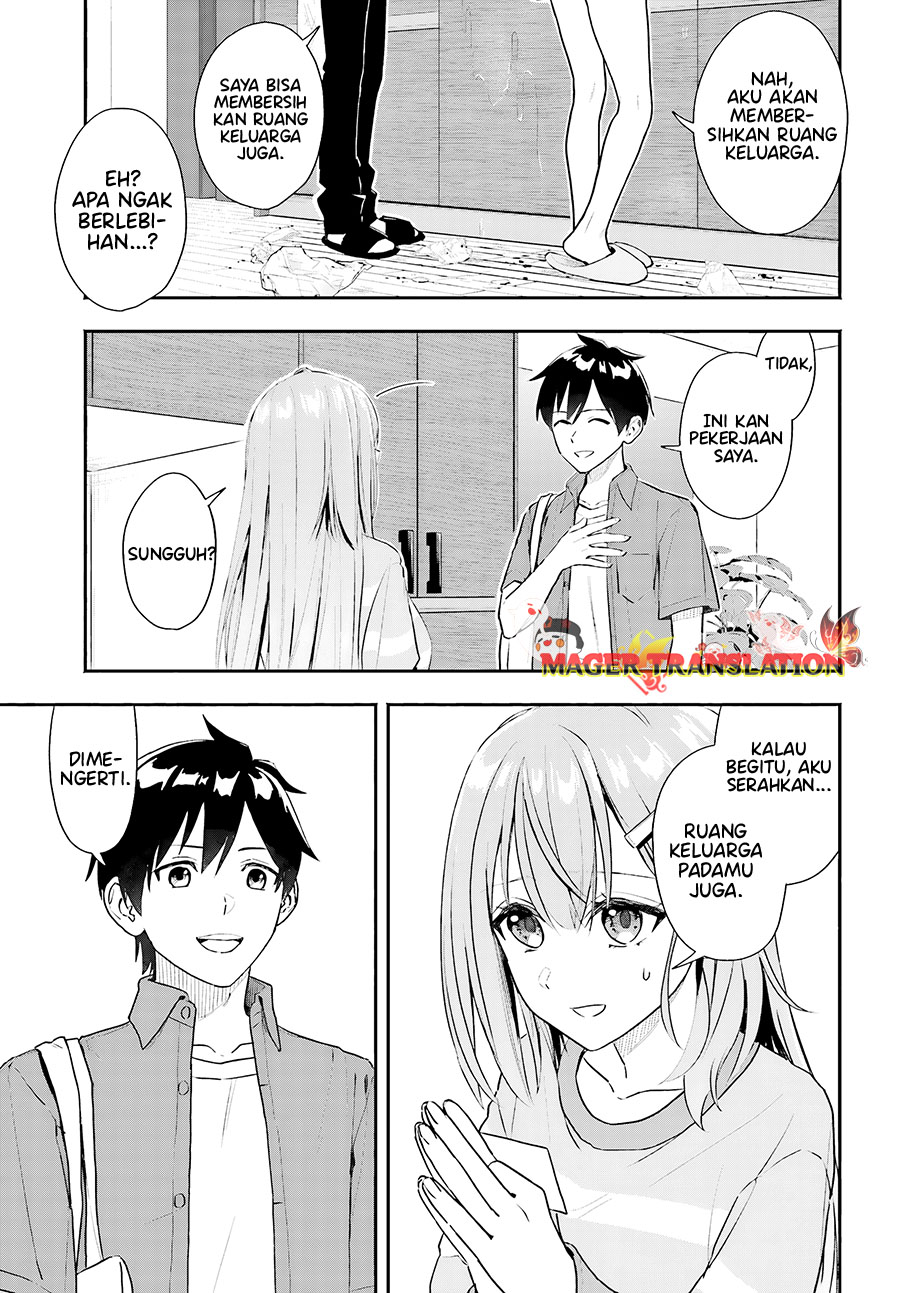 Kajidaikou no Arbeit wo Hajimetara Gakuen Ichi no Bishoujo no Kazoku ni Kiniirarechaimashita Chapter 1 Gambar 31