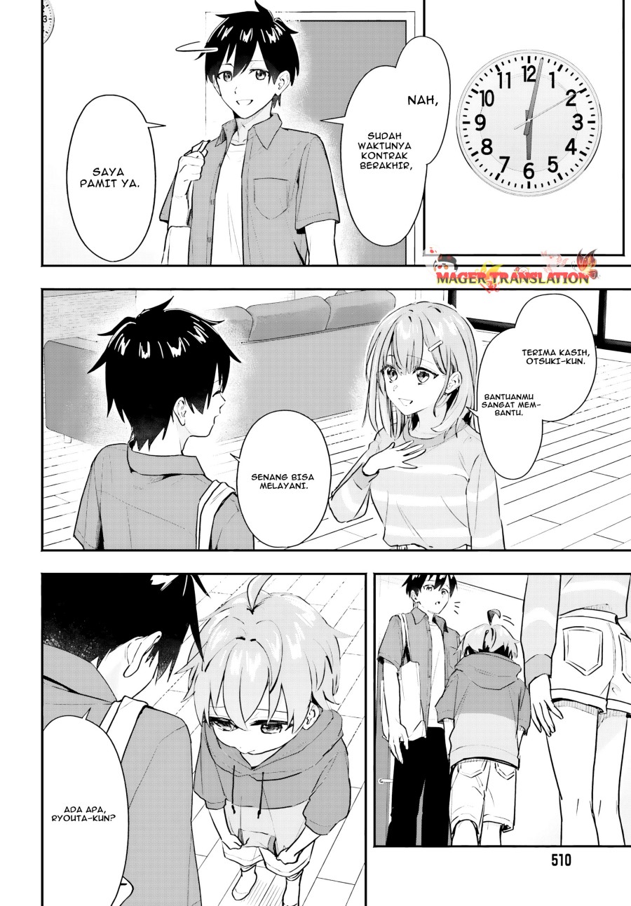 Kajidaikou no Arbeit wo Hajimetara Gakuen Ichi no Bishoujo no Kazoku ni Kiniirarechaimashita Chapter 2 Gambar 19