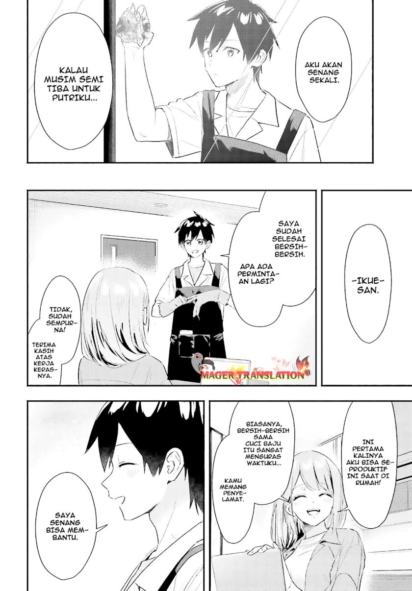 Kajidaikou no Arbeit wo Hajimetara Gakuen Ichi no Bishoujo no Kazoku ni Kiniirarechaimashita Chapter 4 Gambar 17