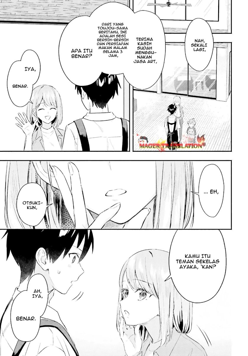 Kajidaikou no Arbeit wo Hajimetara Gakuen Ichi no Bishoujo no Kazoku ni Kiniirarechaimashita Chapter 4 Gambar 6