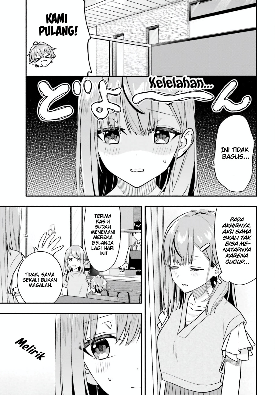 Kajidaikou no Arbeit wo Hajimetara Gakuen Ichi no Bishoujo no Kazoku ni Kiniirarechaimashita Chapter 7.2 Gambar 12