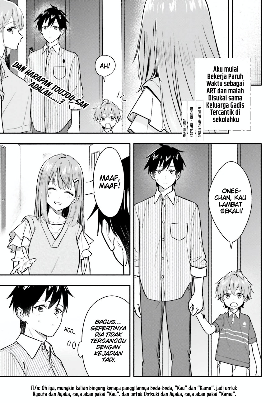 Baca  Kajidaikou no Arbeit wo Hajimetara Gakuen Ichi no Bishoujo no Kazoku ni Kiniirarechaimashita Chapter 7.2 Gambar 2