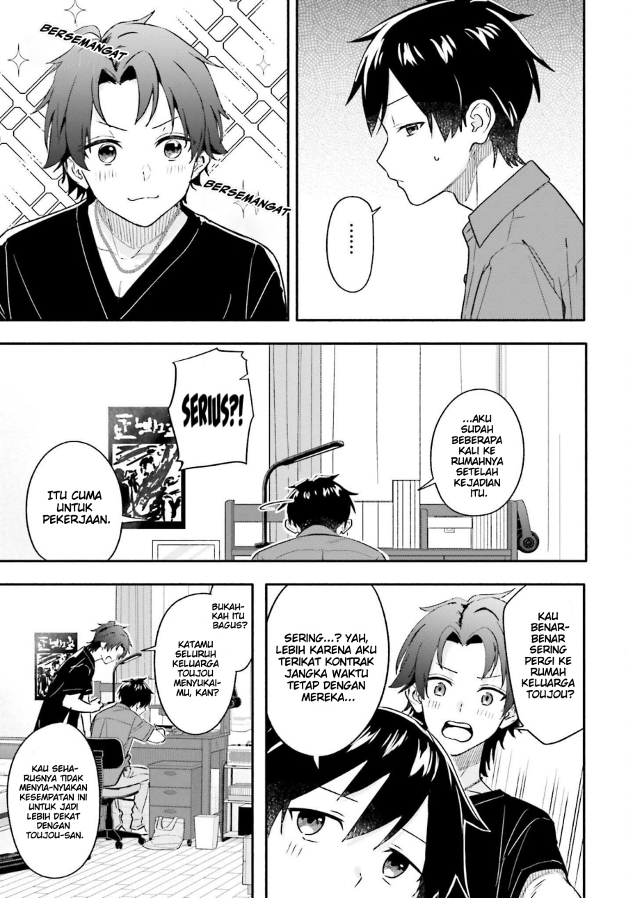 Kajidaikou no Arbeit wo Hajimetara Gakuen Ichi no Bishoujo no Kazoku ni Kiniirarechaimashita Chapter 8 Gambar 4