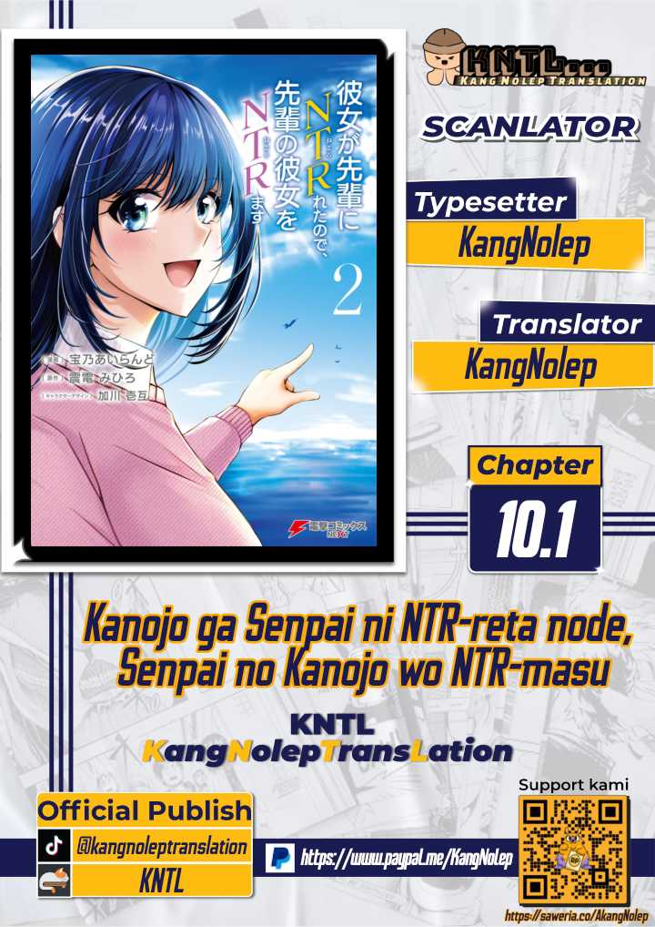 Baca Komik Kanojo ga Senpai ni NTR-reta no de, Senpai no Kanojo wo NTR-masu Chapter 10 Gambar 1