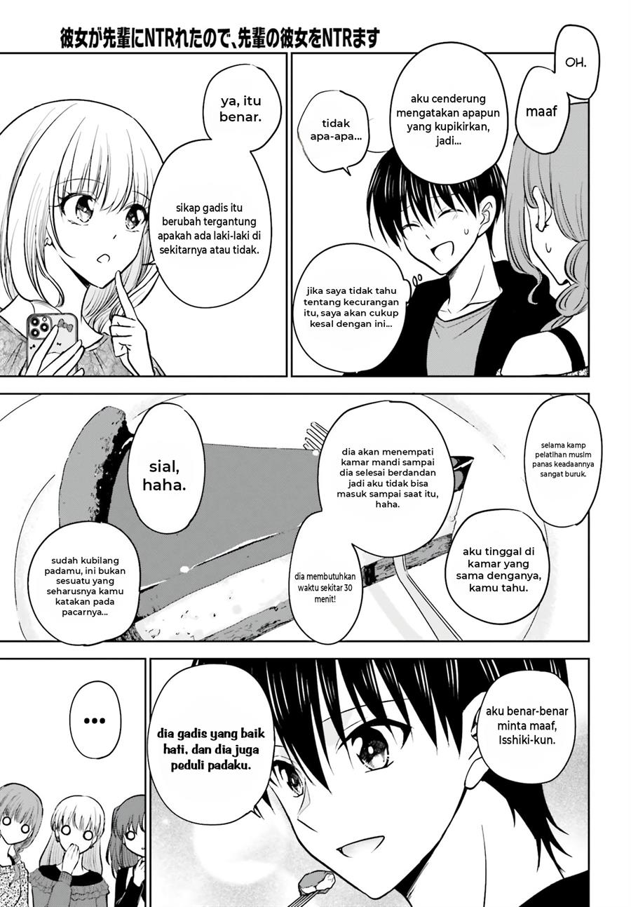 Kanojo ga Senpai ni NTR-reta no de, Senpai no Kanojo wo NTR-masu Chapter 9 Gambar 14