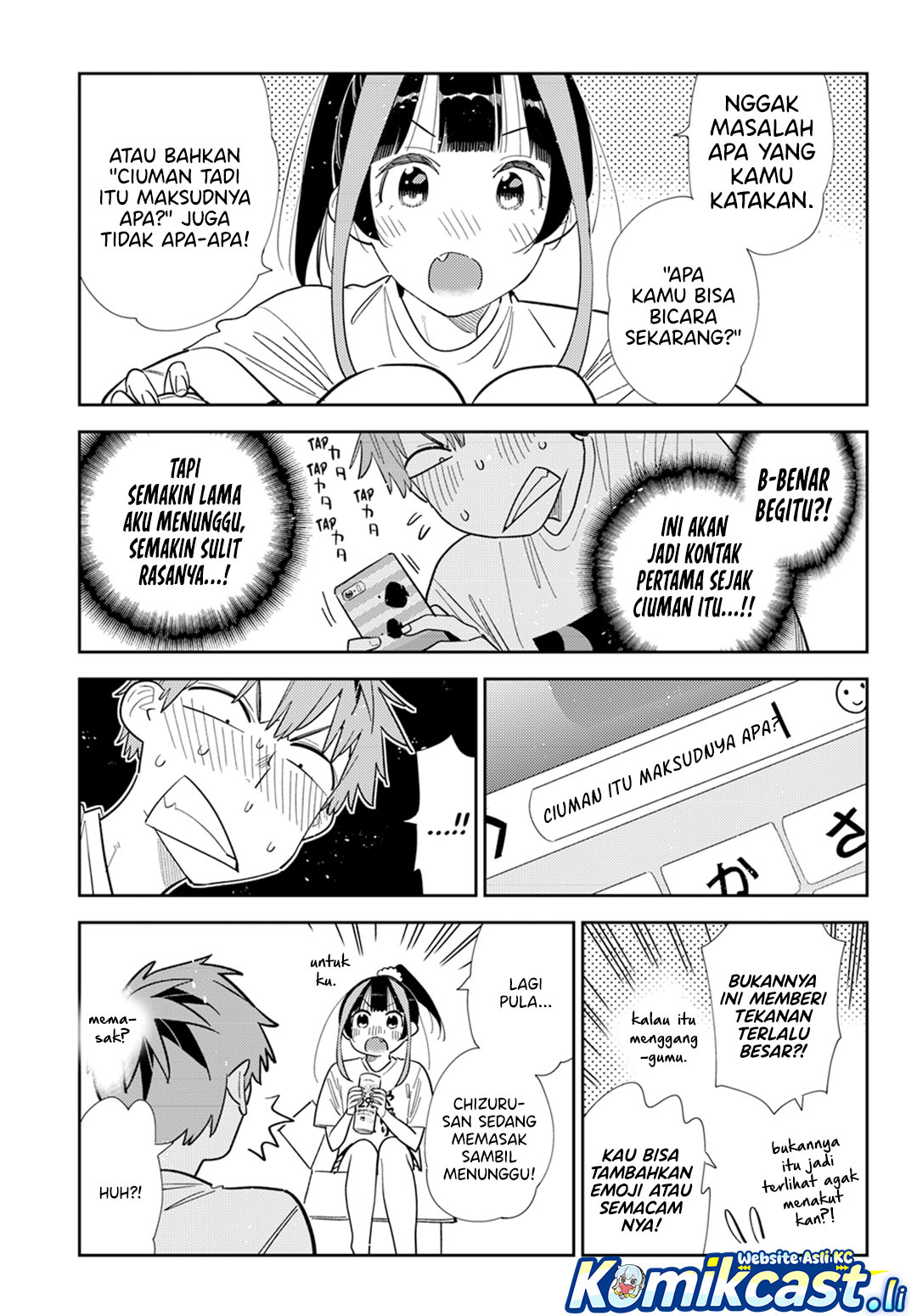 Kanojo Okarishimasu Chapter 389 Gambar 8