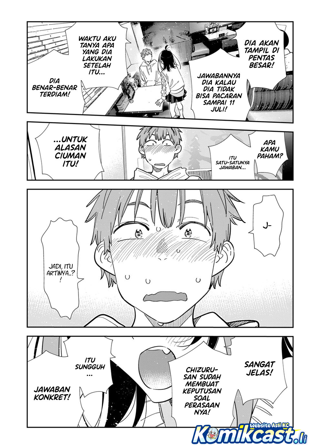 Kanojo Okarishimasu Chapter 391 Gambar 14