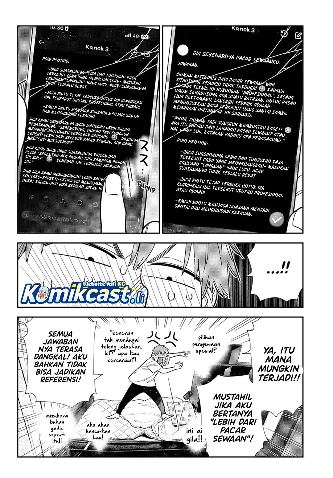 Kanojo Okarishimasu Chapter 391 Gambar 6