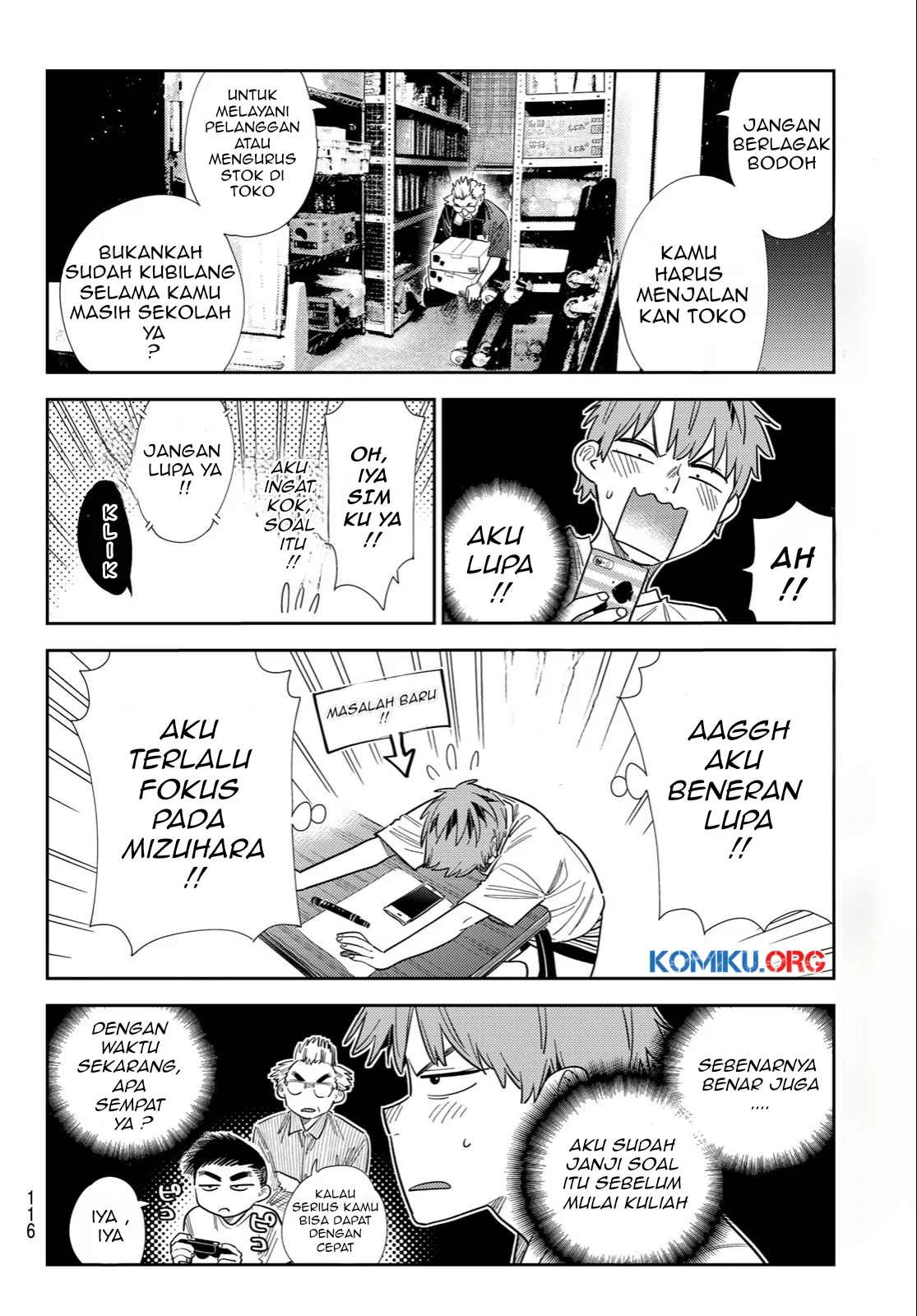 Kanojo Okarishimasu Chapter 393 Gambar 17