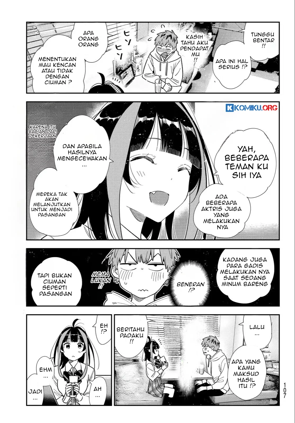 Kanojo Okarishimasu Chapter 398 Gambar 8