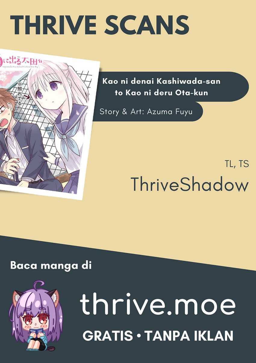 Kao ni denai Kashiwada-san to Kao ni deru Ota-kun Chapter 26 Gambar 14