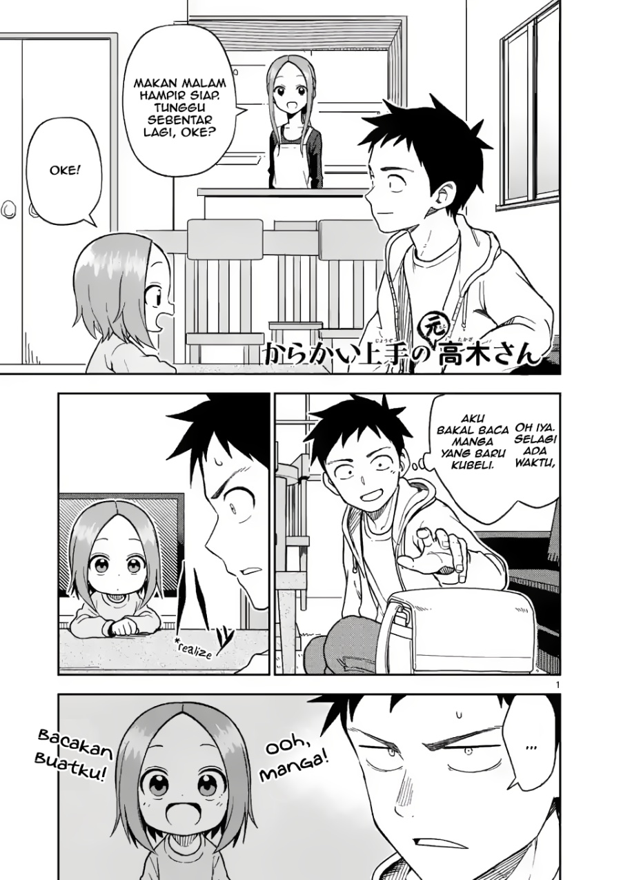 Baca Komik Karakai Jouzu no (Moto) Takagi-san Chapter 168 Gambar 1