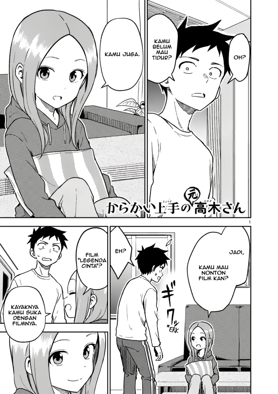 Baca Komik Karakai Jouzu no (Moto) Takagi-san Chapter 181 Gambar 1
