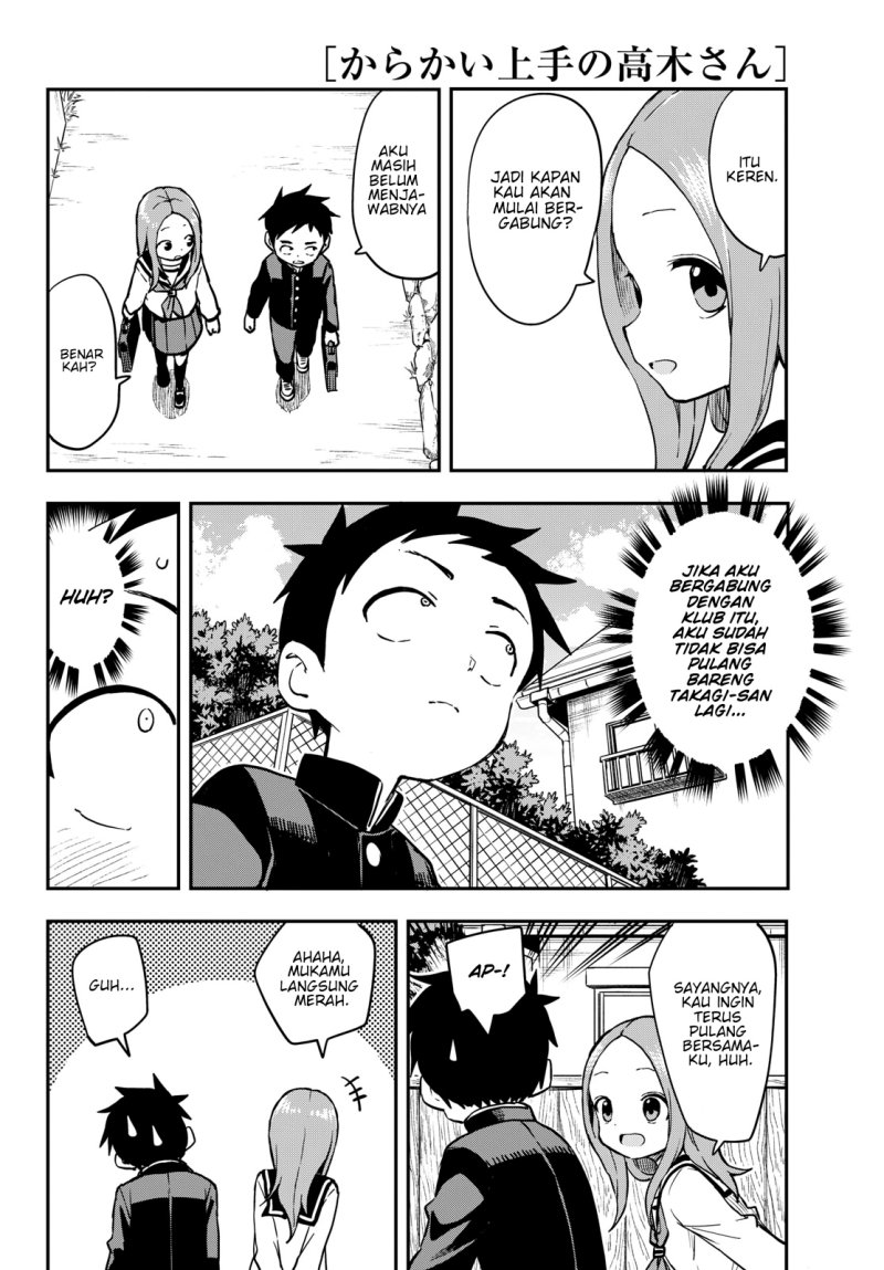 Karakai Jouzu no Takagi-san Chapter 174 Gambar 5
