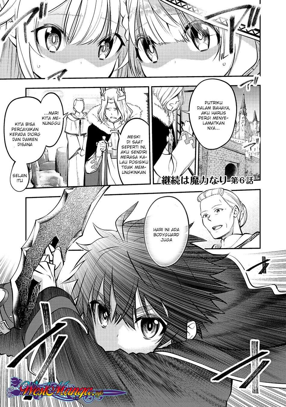 Baca Komik Keizoku wa Maryoku Nari Chapter 6.1 Gambar 1