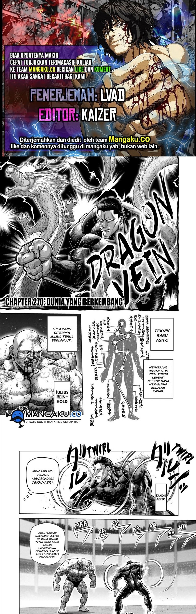 Baca Komik Kengan Omega Chapter 270 Gambar 1