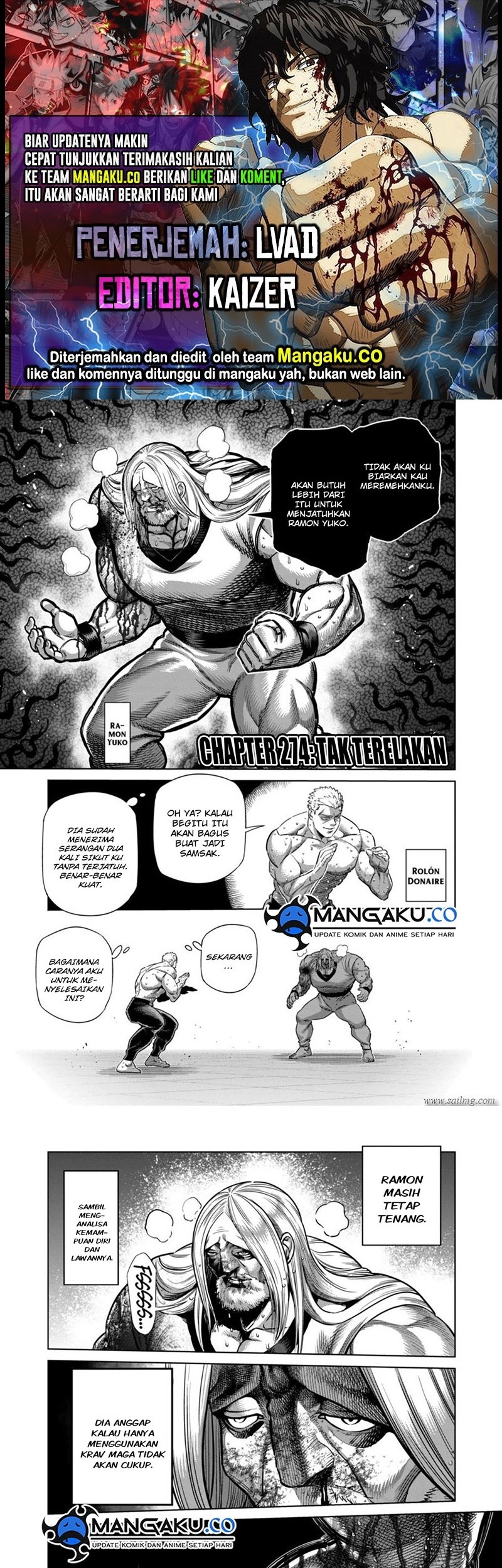 Baca Komik Kengan Omega Chapter 273 Gambar 1