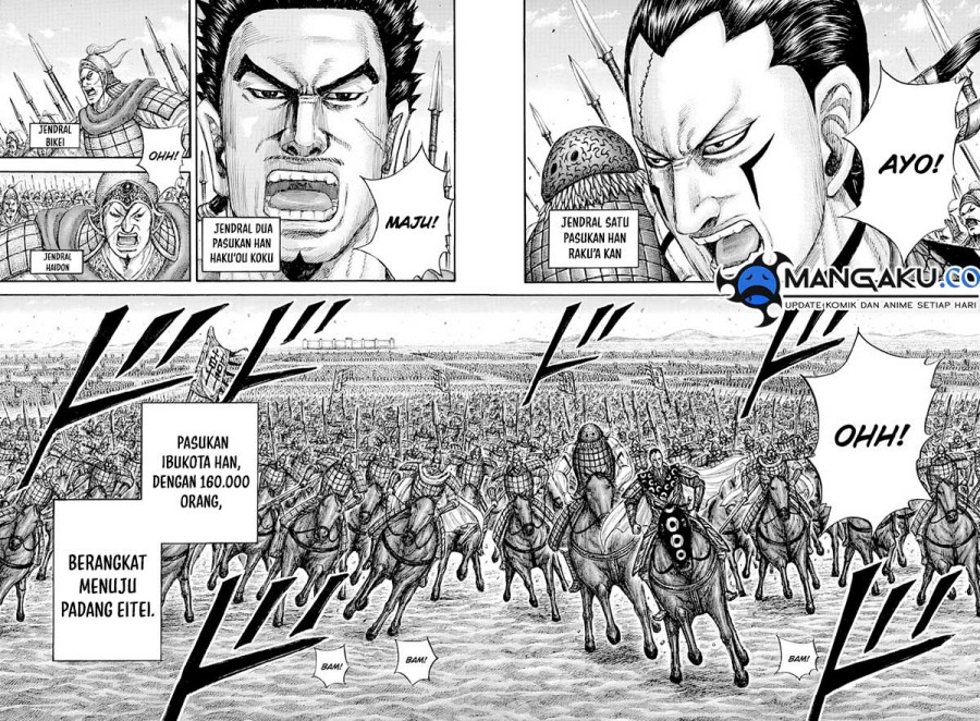 Kingdom Chapter 814 Gambar 3