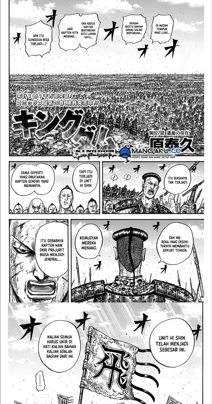 Baca Kingdom Chapter 827 Gambar 2