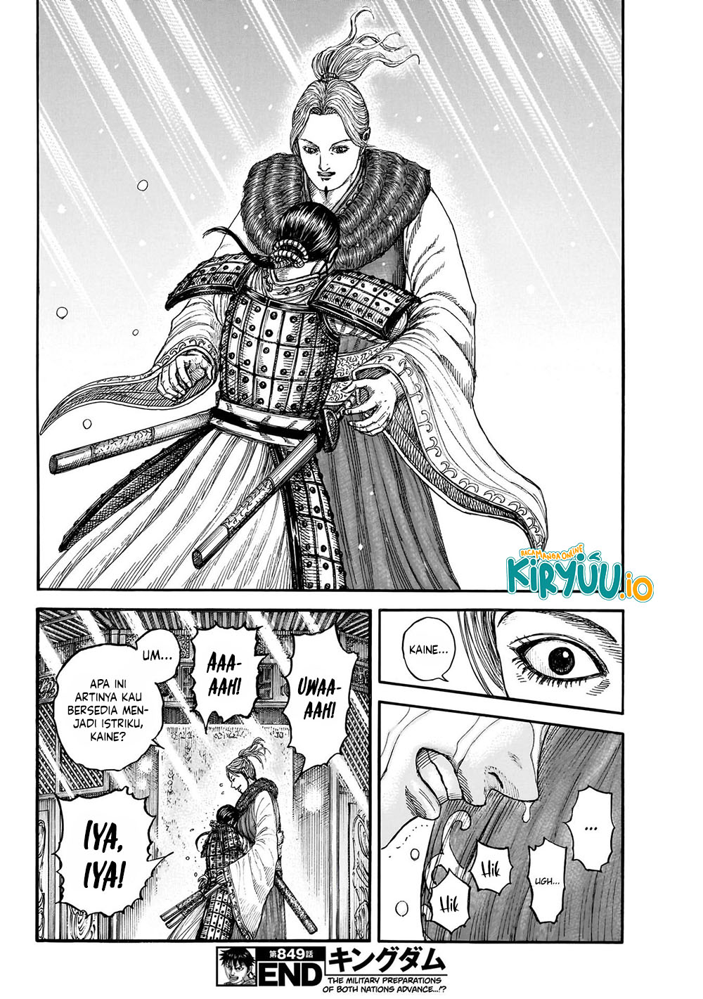 Kingdom Chapter 849 Gambar 20