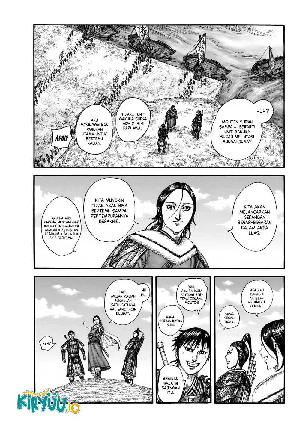 Kingdom Chapter 850 Gambar 13