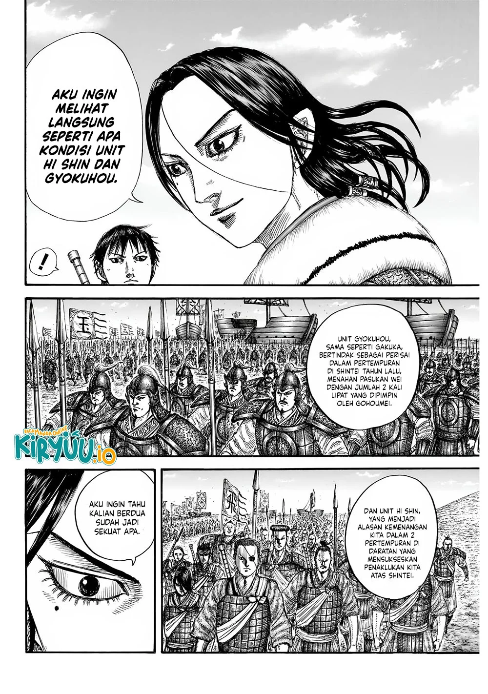 Kingdom Chapter 850 Gambar 14