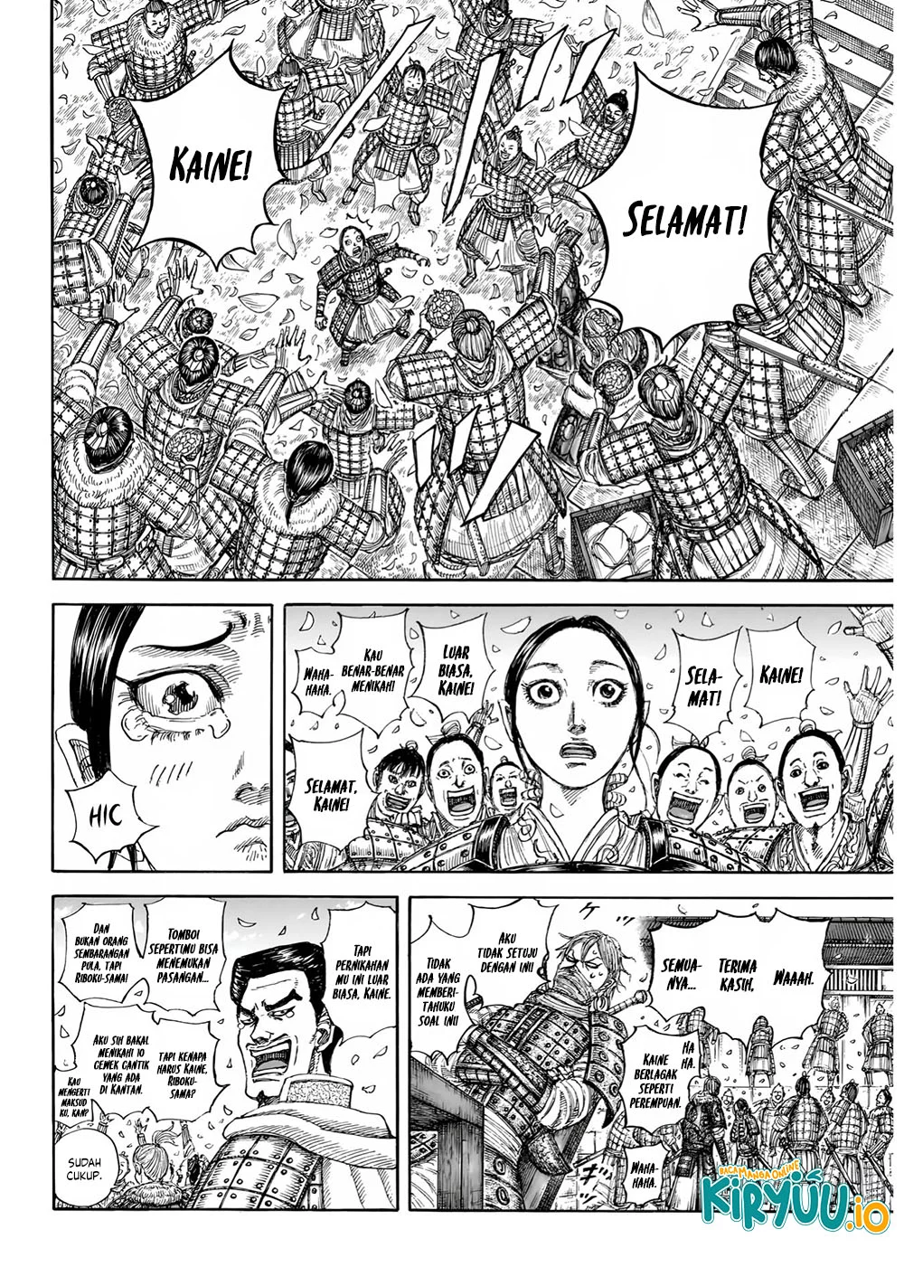 Kingdom Chapter 850 Gambar 4
