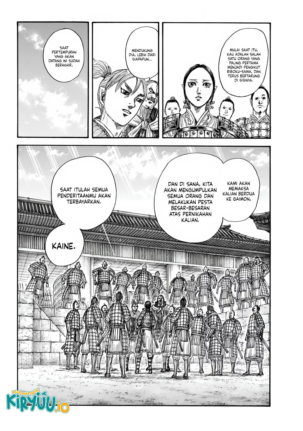 Kingdom Chapter 850 Gambar 6