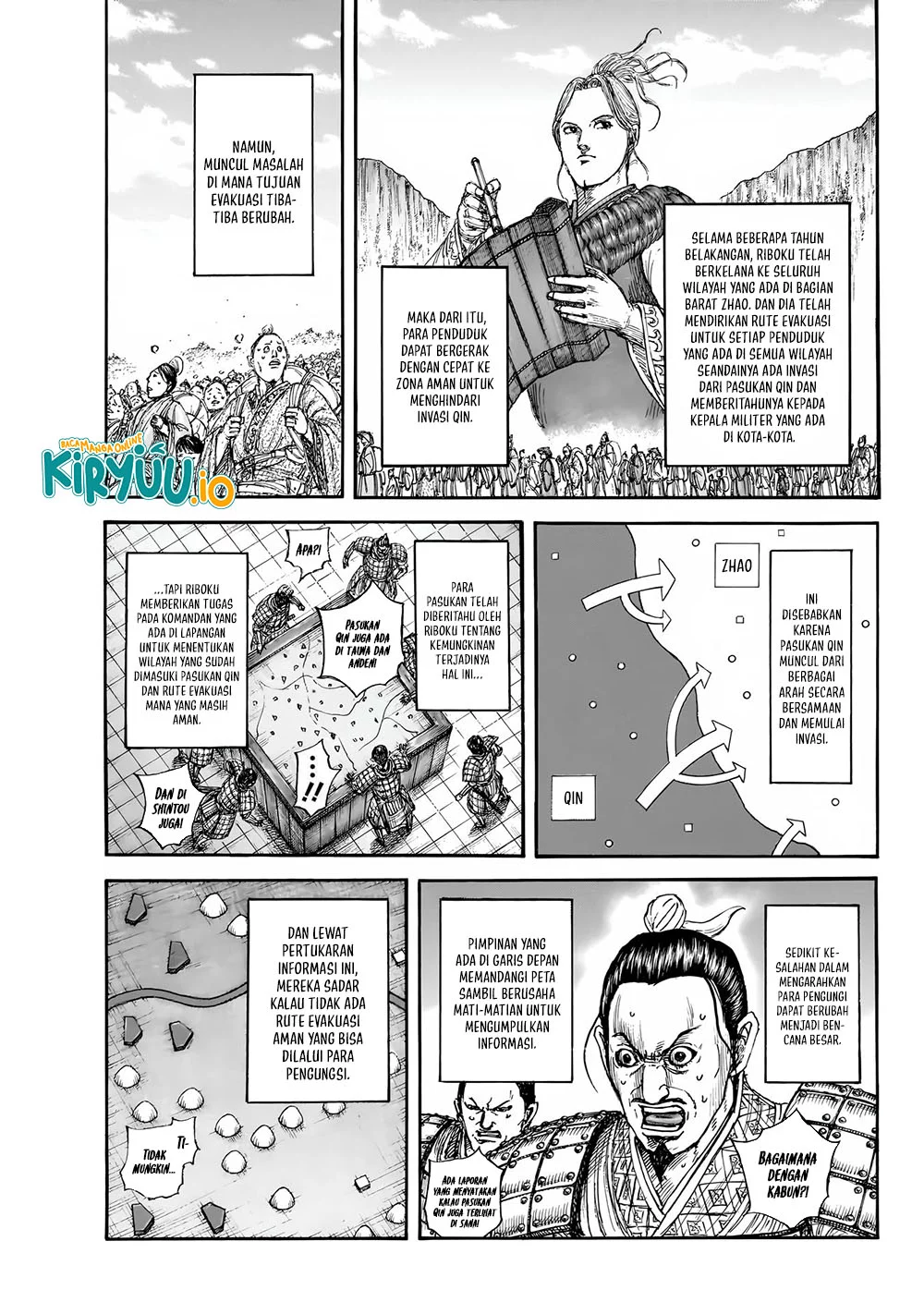 Kingdom Chapter 851 Gambar 5