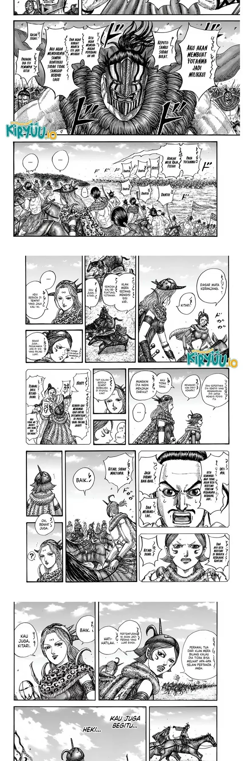 Kingdom Chapter 852 Gambar 3