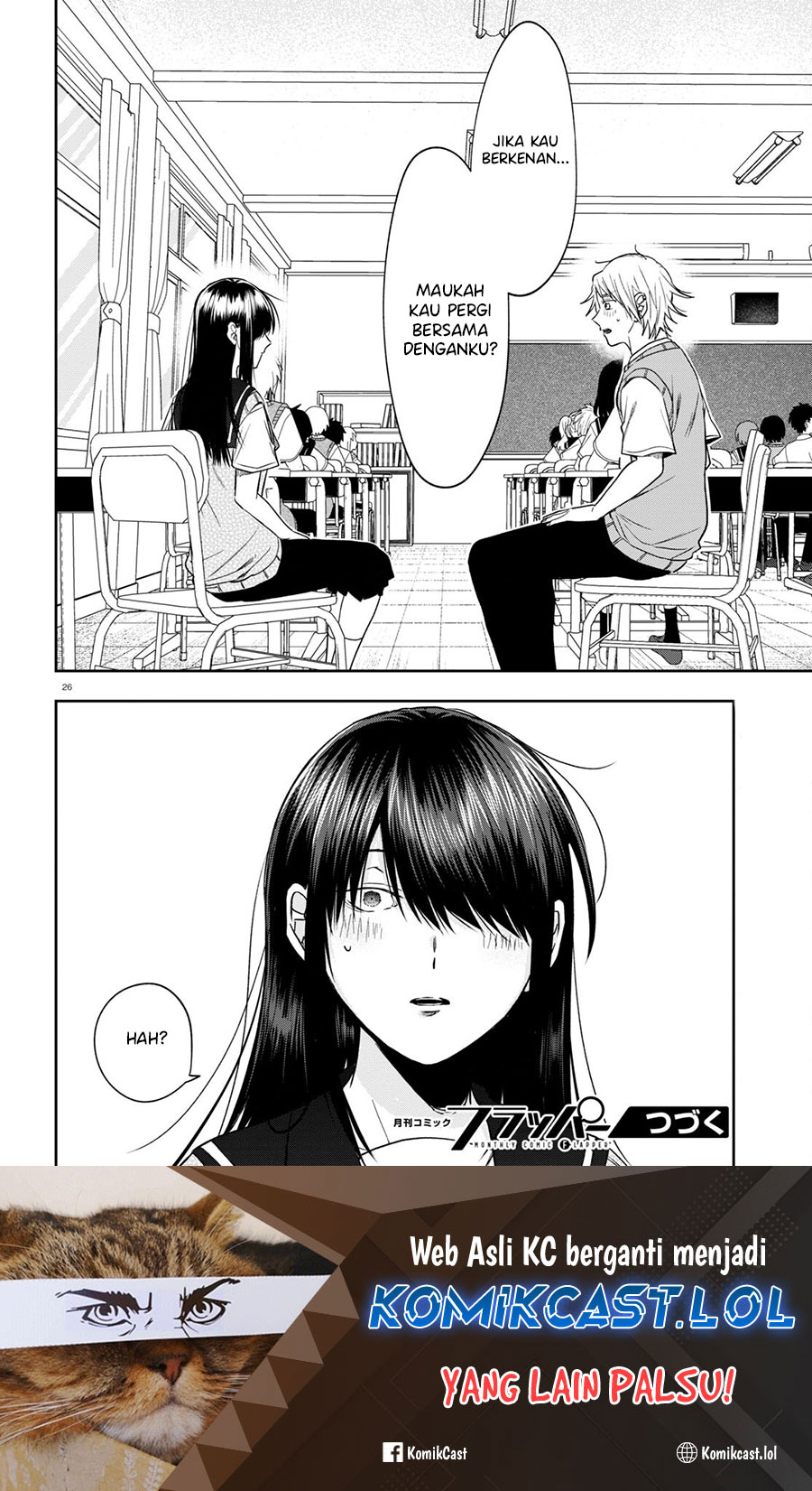 Kisaragi-san has a Piercing Gaze Chapter 14 Gambar 27