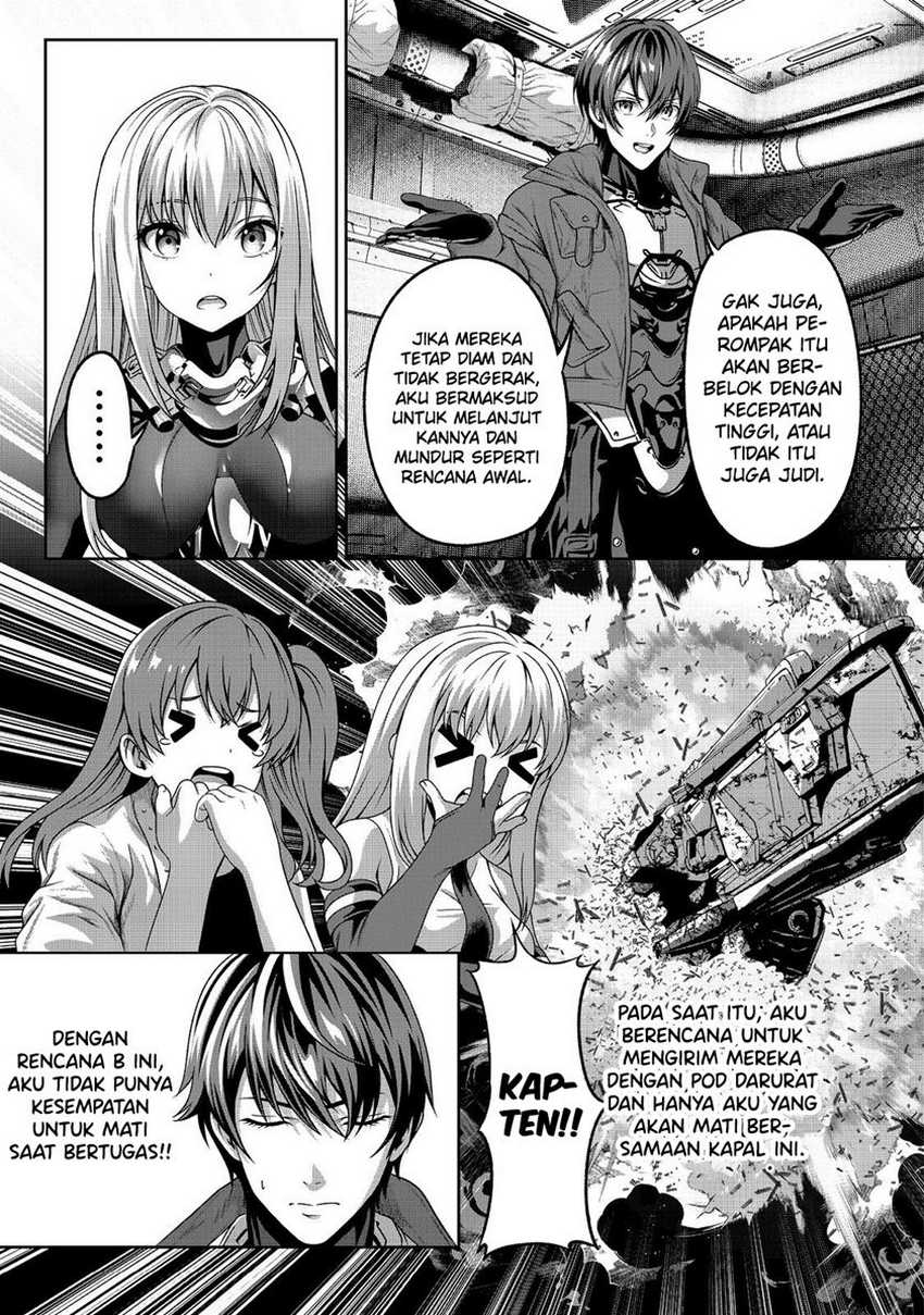 “Koko wa Makasete Sakini Ike!” wo shitai Shinitagari no Nozomanu Uchuu Gekokujou Chapter 5 Gambar 16