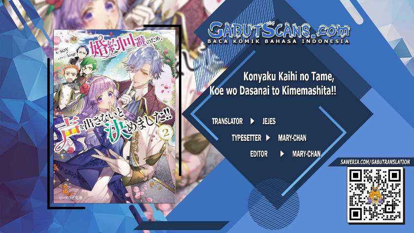 Baca Komik Konyaku Kaihi no Tame Koe wo Dasanai to Kimemashita!! Chapter 1.3 Gambar 1
