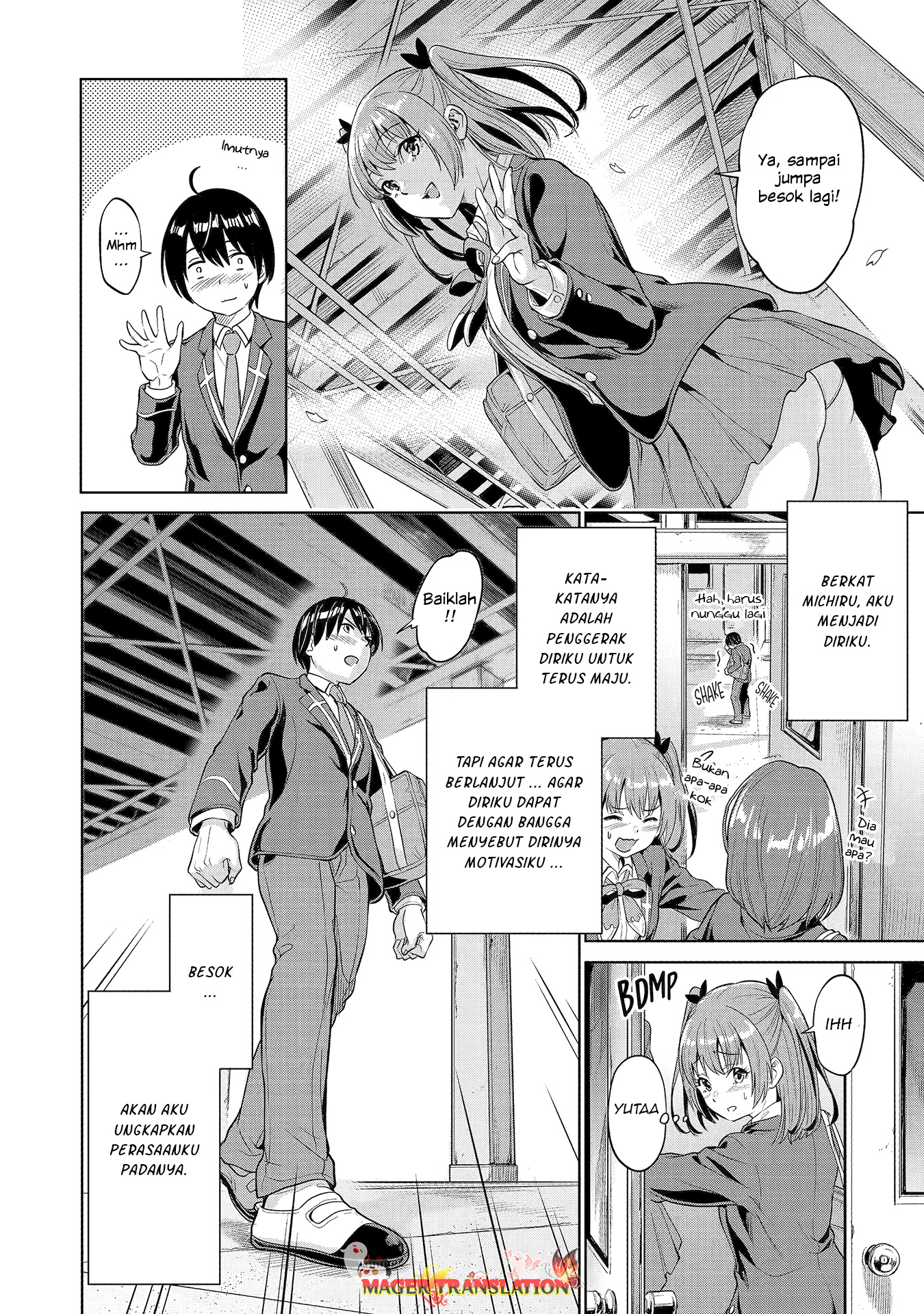 Koukousei WEB Sakka no Mote Seikatsu “Anta ga Kami Sakka na Wakenai desho” to Boku wo Futta Osananajimi ga Koukaishiteru kedo Mou Osoi Chapter 1.1 Gambar 11