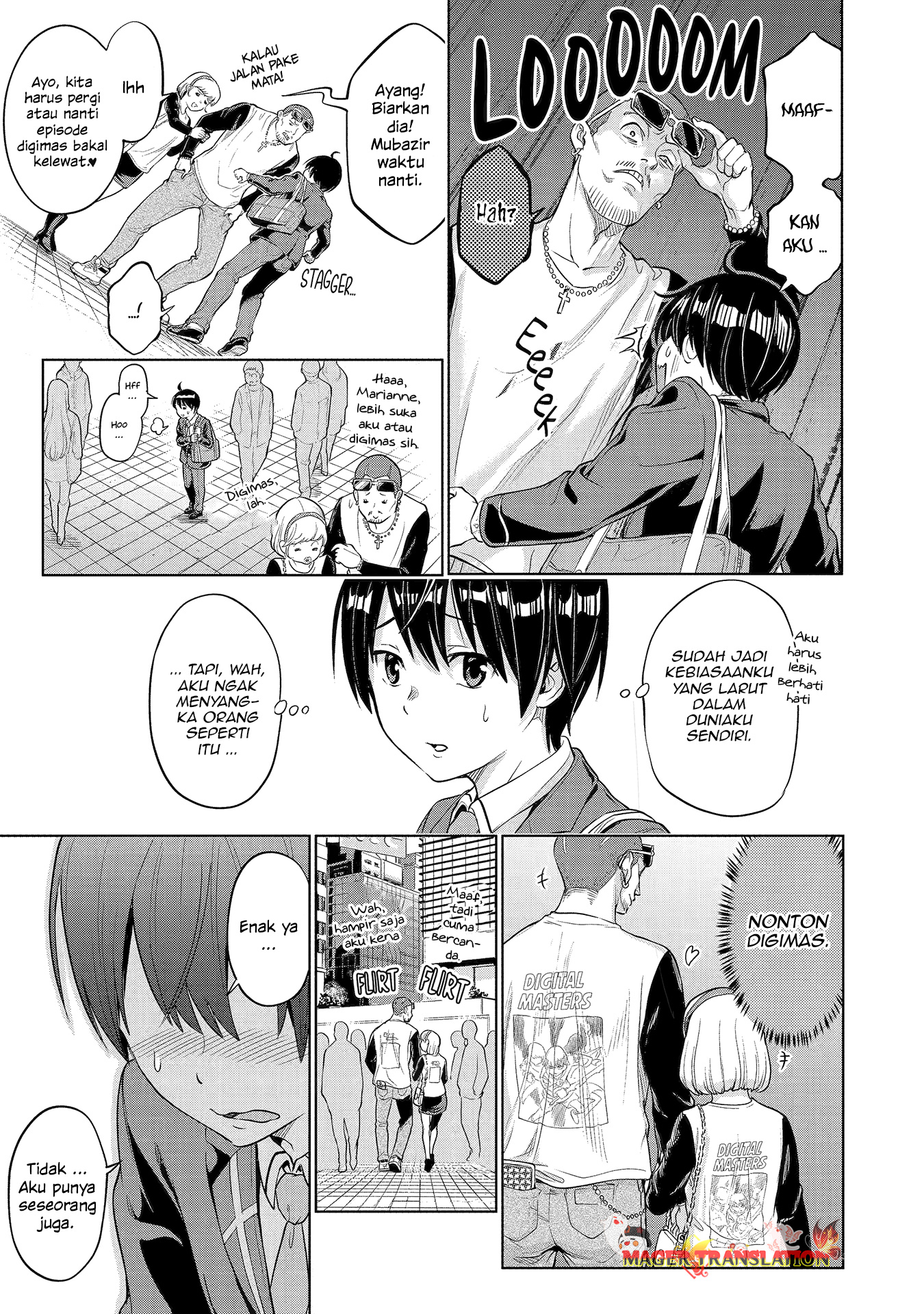 Koukousei WEB Sakka no Mote Seikatsu “Anta ga Kami Sakka na Wakenai desho” to Boku wo Futta Osananajimi ga Koukaishiteru kedo Mou Osoi Chapter 1.1 Gambar 14