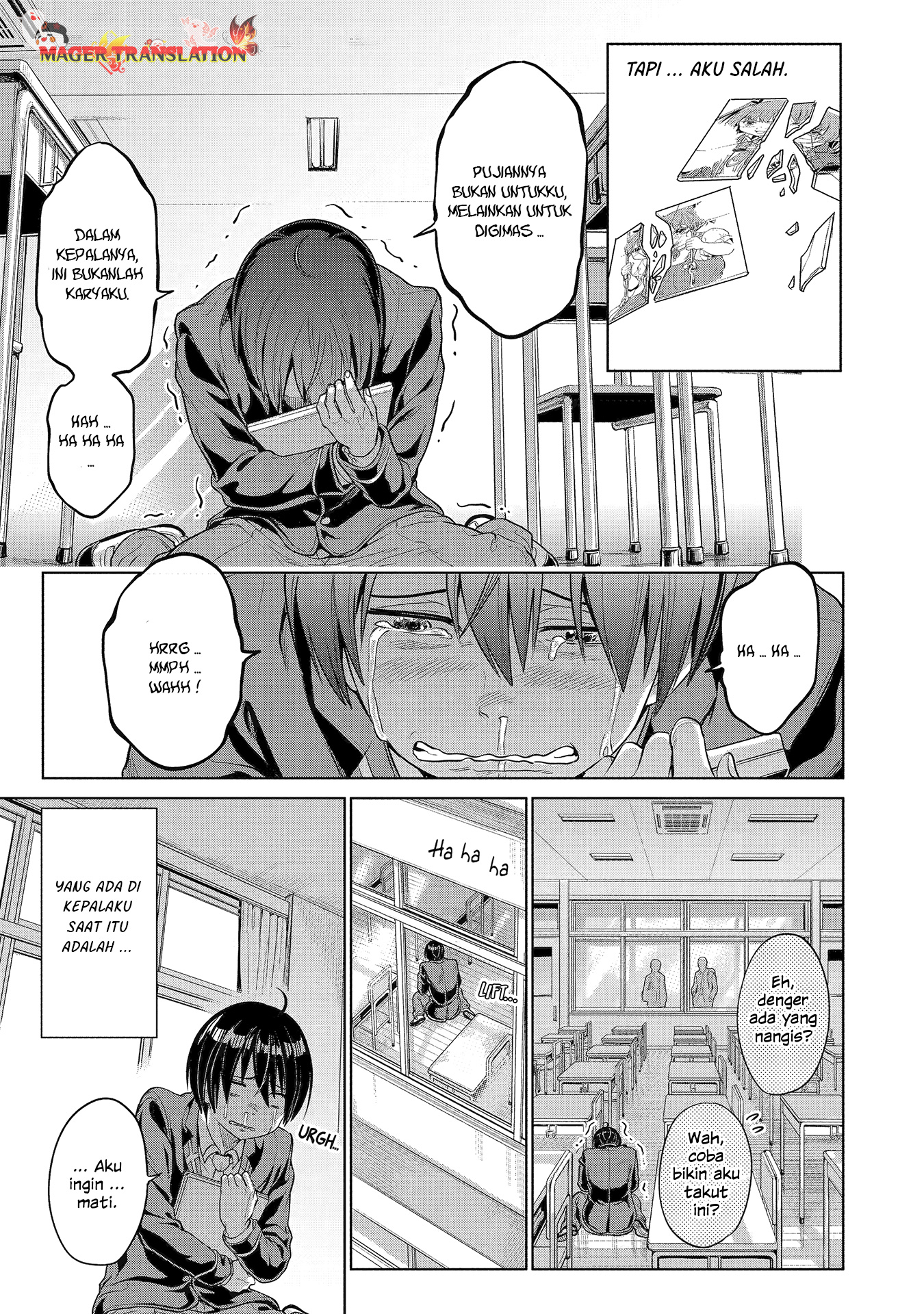 Koukousei WEB Sakka no Mote Seikatsu “Anta ga Kami Sakka na Wakenai desho” to Boku wo Futta Osananajimi ga Koukaishiteru kedo Mou Osoi Chapter 1.1 Gambar 29