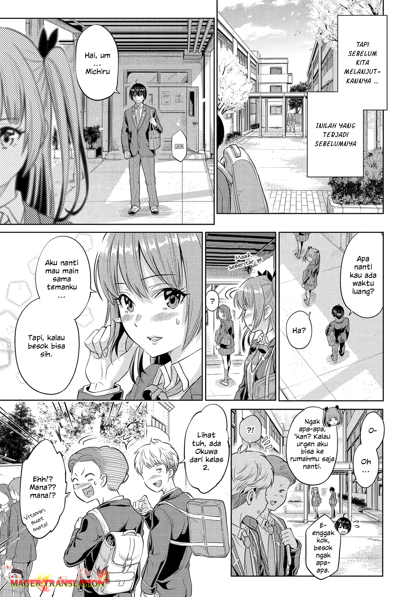 Koukousei WEB Sakka no Mote Seikatsu “Anta ga Kami Sakka na Wakenai desho” to Boku wo Futta Osananajimi ga Koukaishiteru kedo Mou Osoi Chapter 1.1 Gambar 8