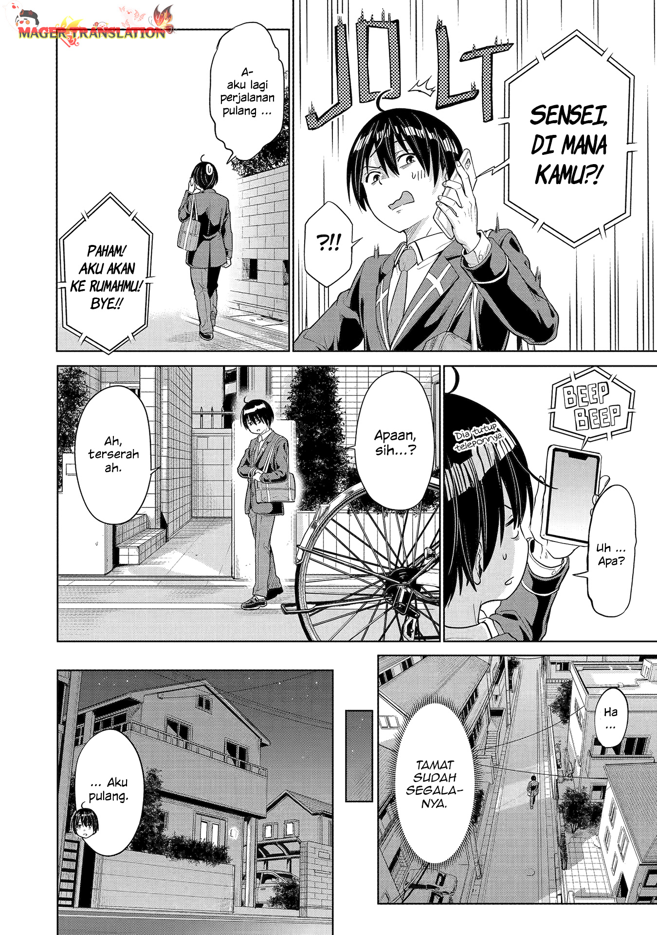 Koukousei WEB Sakka no Mote Seikatsu “Anta ga Kami Sakka na Wakenai desho” to Boku wo Futta Osananajimi ga Koukaishiteru kedo Mou Osoi Chapter 1.2 Gambar 4