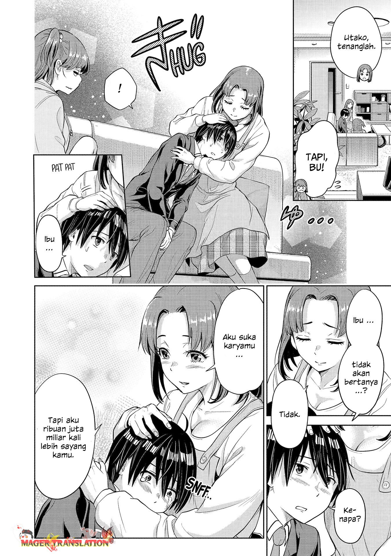 Koukousei WEB Sakka no Mote Seikatsu “Anta ga Kami Sakka na Wakenai desho” to Boku wo Futta Osananajimi ga Koukaishiteru kedo Mou Osoi Chapter 1.2 Gambar 8