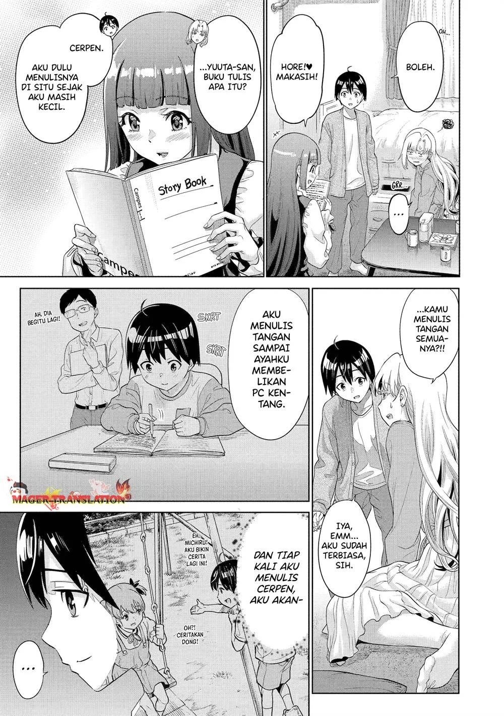 Koukousei WEB Sakka no Mote Seikatsu “Anta ga Kami Sakka na Wakenai desho” to Boku wo Futta Osananajimi ga Koukaishiteru kedo Mou Osoi Chapter 14 Gambar 15