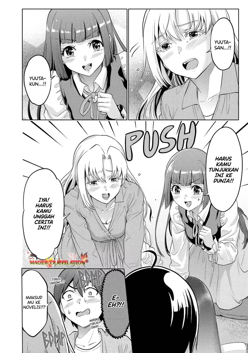 Koukousei WEB Sakka no Mote Seikatsu “Anta ga Kami Sakka na Wakenai desho” to Boku wo Futta Osananajimi ga Koukaishiteru kedo Mou Osoi Chapter 14 Gambar 18