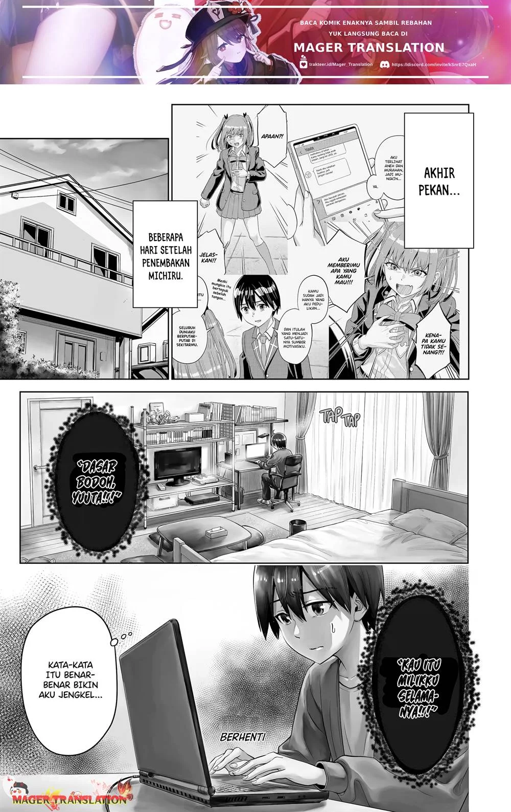 Baca  Koukousei WEB Sakka no Mote Seikatsu “Anta ga Kami Sakka na Wakenai desho” to Boku wo Futta Osananajimi ga Koukaishiteru kedo Mou Osoi Chapter 14 Gambar 2