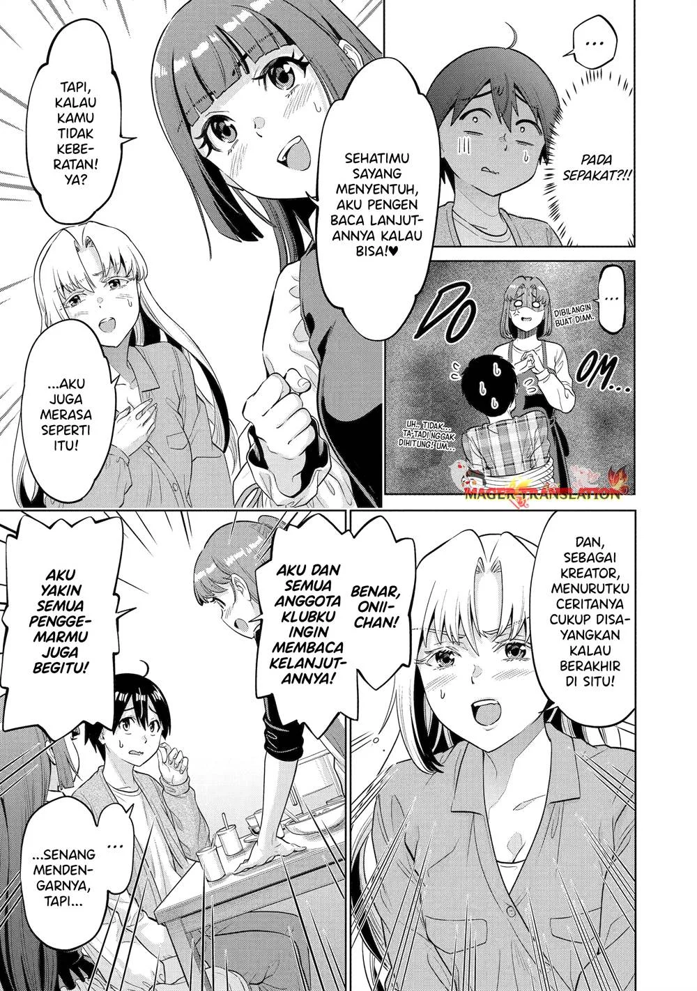 Koukousei WEB Sakka no Mote Seikatsu “Anta ga Kami Sakka na Wakenai desho” to Boku wo Futta Osananajimi ga Koukaishiteru kedo Mou Osoi Chapter 15 Gambar 12